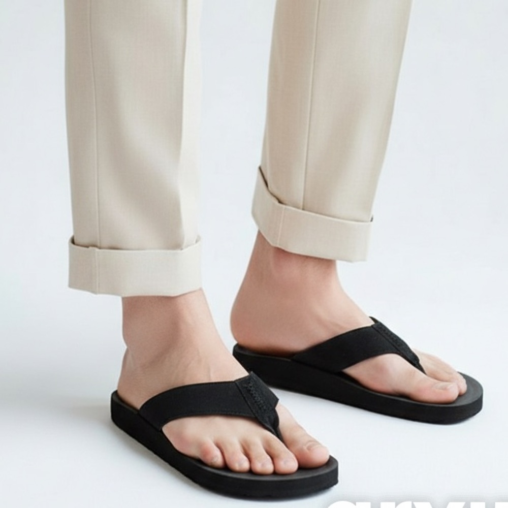 Club Room Black Sandals